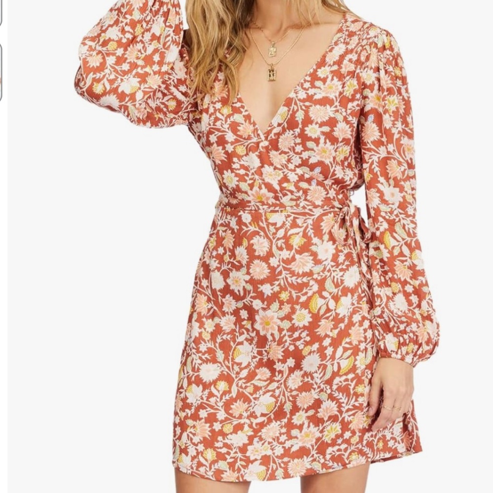Billabong Spring Romance Wrap Dress